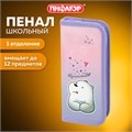 Пенал ПИФАГОР, 1 отделение, ламинированный картон, 19х9 см, "White bear", 271098 271098