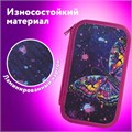 Пенал ЮНЛАНДИЯ, 2 отделения, ламинированный картон, 19х11 см, "Colorful butterfly", 270886 270886