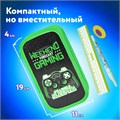 Пенал ЮНЛАНДИЯ, 2 отделения, ламинированный картон, конгрев, 19х11 см, "Gaming", 272294 272294