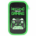 Пенал ЮНЛАНДИЯ, 2 отделения, ламинированный картон, конгрев, 19х11 см, "Gaming", 272294 272294