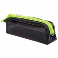 Пенал BRAUBERG с объемной "тракторной" молнией, 1 отделение, ПВХ, 22х8х6,5 см, "Neon green", 271564 271564