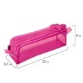 Пенал BRAUBERG с объемной "тракторной" молнией, 1 отделение, ПВХ, 22х8х6,5 см, "Ultra pink", 272340 272340