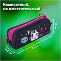 Пенал BRAUBERG с объемной "тракторной" молнией, 1 отделение, ткань, 22х8х6,5 см, "Anime girl", 271566 271566