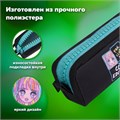 Пенал BRAUBERG с объемной "тракторной" молнией, 1 отделение, ткань, 22х8х6,5 см, "Cool anime", 272342 272342