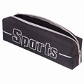 Пенал BRAUBERG, 1 отделение, полиэстер, "Sport", черный, 19х4х6 см, 270267 270267