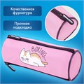 Пенал BRAUBERG, 3 отделения, нейлон, 21х7х7 см, "Lazy cat", 272306 272306