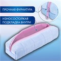 Пенал BRAUBERG, мех, 21х6х6 см, голубой/розовый, 272279 272279