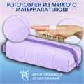 Пенал BRAUBERG, мех, 21х6х6 см, фиолетовый, 272280 272280