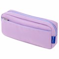 Пенал мягкий BRAUBERG PASTEL, 2 отделения, фиолетовый, 21х9,5х5 см, 272278 272278