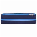 Пенал мягкий ЮНЛАНДИЯ, 2 отделения, полиэстер, "Super", синий, 21х6х9 см, 270277 270277