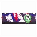 Пенал ЮНЛАНДИЯ, 1 отделение, полиэстер, "Football", черный, 19х4х6 см, 270269 270269
