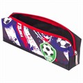 Пенал ЮНЛАНДИЯ, 1 отделение, полиэстер, "Football", черный, 19х4х6 см, 270269 270269