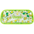 Пенал-косметичка BRAUBERG LUCENT на молнии, прозрачный, "Avocado", 21х5х9 см, 270054 270054