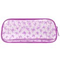 Пенал-косметичка BRAUBERG LUCENT на молнии, прозрачный, "Butterfly", 21х5х9 см, 272344 272344