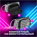 Пенал-косметичка BRAUBERG с ручкой, 1 откидная планка, полиэстер, 22x10х8 см, "Houndstooth", 271560 271560