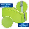 Пенал-косметичка BRAUBERG, мягкий, "KING SIZE NEON GREEN", 20х8х9 см, 229020 229020