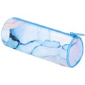 Пенал-тубус BRAUBERG, с эффектом Soft Touch, мягкий, "Blue marble", 22х8 см, 271570 271570