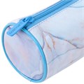 Пенал-тубус BRAUBERG, с эффектом Soft Touch, мягкий, "Blue marble", 22х8 см, 271570 271570