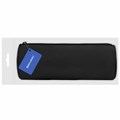 Пенал-тубус BRAUBERG, с эффектом Soft Touch, мягкий, черный, 22х8 см, 272302 272302