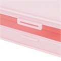 Пенал пластиковый BRAUBERG, пастельный розовый, наклейки в комплекте, 21х9х3 см, 272271 272271