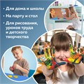 Клеёнка настольная для занятий творчеством ЮНЛАНДИЯ, БИГФУТ, 50х70 см, ПВХ, 662458 662458