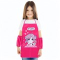 Набор для уроков труда BRAUBERG KIDS, клеенка ПВХ, накидка фартук с нарукавниками, "Anime style", 272362 272362