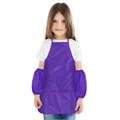 Накидка фартук с нарукавниками для труда ПИФАГОР, 3 кармана, увеличенный размер, 45x60 см, фиолетовый, 271093 271093