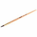 Кисть ПИФАГОР, БЕЛКА, круглая, № 4, деревянная лакированная ручка, с колпачком, 200818 200818