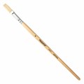 Кисть ПИФАГОР, ЩЕТИНА, плоская, № 8, деревянная лакированная ручка, пакет с подвесом, 200873 200873