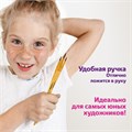 Кисти ЮНЛАНДИЯ, набор 5 шт. (ПОНИ: круглые № 1, 2, 3, 4, 5), блистер с европодвесом, 200893 200893
