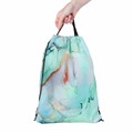 Мешок для обуви BRAUBERG большой удобный с ручкой, 51х41 см, "Mint marble", 271594 271594