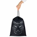 Мешок для обуви BRAUBERG, с петлёй, карман на молнии, 47х37 см, "Tiger", 271610 271610