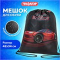 Мешок для обуви ПИФАГОР, 1 отделение, 42х34 см, "Rocket car", 271605 271605