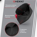 Рюкзак спортивный мешок HEIKKI PACK (ХЕЙКИ), 2 отделенения, увеличенный объем, 40х35 см, черно-красный, 272420 272420