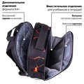 Ранец BRAUBERG FIT, 2 отделения, "Keep out", 38х27х14 см, 270617 270617
