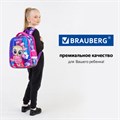 Ранец BRAUBERG FIT, 2 отделения, "Wonderful night", 3D-панель, 38х27х14 см, 270616 270616