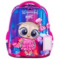 Ранец BRAUBERG FIT, 2 отделения, "Wonderful night", 3D-панель, 38х27х14 см, 270616 270616