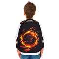 Ранец BRAUBERG KIDS STANDARD, 2 отделения, Fire split, 3D-панель, 36х28х14 см, 273147 273147