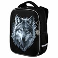 Ранец BRAUBERG LIGHT, 1 отделение, с брелком, Gray wolf, 36х26х13 см, 273111 273111