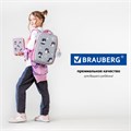 Ранец BRAUBERG LIGHT, 1 отделение, с брелоком, "Cat patches", плюшевые нашивки, 36х26х13 см, 272030 272030