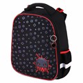 Ранец BRAUBERG LUMINOUS, 2 отделения, с брелоком, "Danger", СВЕТЯЩИЙСЯ РИСУНОК, 38х29х16 см, 272069 272069