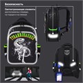 Ранец BRAUBERG QUADRO, 3 отделения, с брелком, "Tyrannosaur", светящийся рисунок, 37х28х18 см, 272021 272021