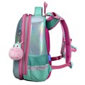 Ранец BRAUBERG SHINY, 2 отделения, с брелком, "Magic unicorn", 38х28х14 см, 270694 270694