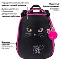 Ранец BRAUBERG SHINY, 2 отделения, с брелоком, "Glad to be cat", 38х28х14 см, 271382 271382