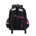 Ранец GRIZZLY анатомическая спинка, c брелоком, для девочек, COOL, 36х28х20 см, RAz-486-4/1 272787