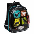 Ранец GRIZZLY анатомическая спинка, картхолдер, для мальчиков, DINO, 36х28х20 см, RAz-387-6/1 271761