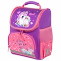 Ранец ПИФАГОР BASIC, 1 отделение, 3 кармана, эргономичная спинка, "Happy unicorn", 35х28х18 см, 271372 271372