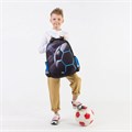 Ранец ЮНЛАНДИЯ EXTRA с дополнительным объемом, 2 отделения, "Soccer ball", 38х29х18 см, 270677 270677