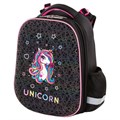 Ранец ЮНЛАНДИЯ EXTRA, с дополнительным объемом, "Rainbow unicorn", СВЕТЯЩИЙСЯ РИСУНОК, 38x29x18 см, 229932 229932