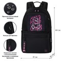 Рюкзак BRAUBERG FASHION CITY универсальный, карман-антивор, Hug me, черный, 44х31х16 см, 272570 272570